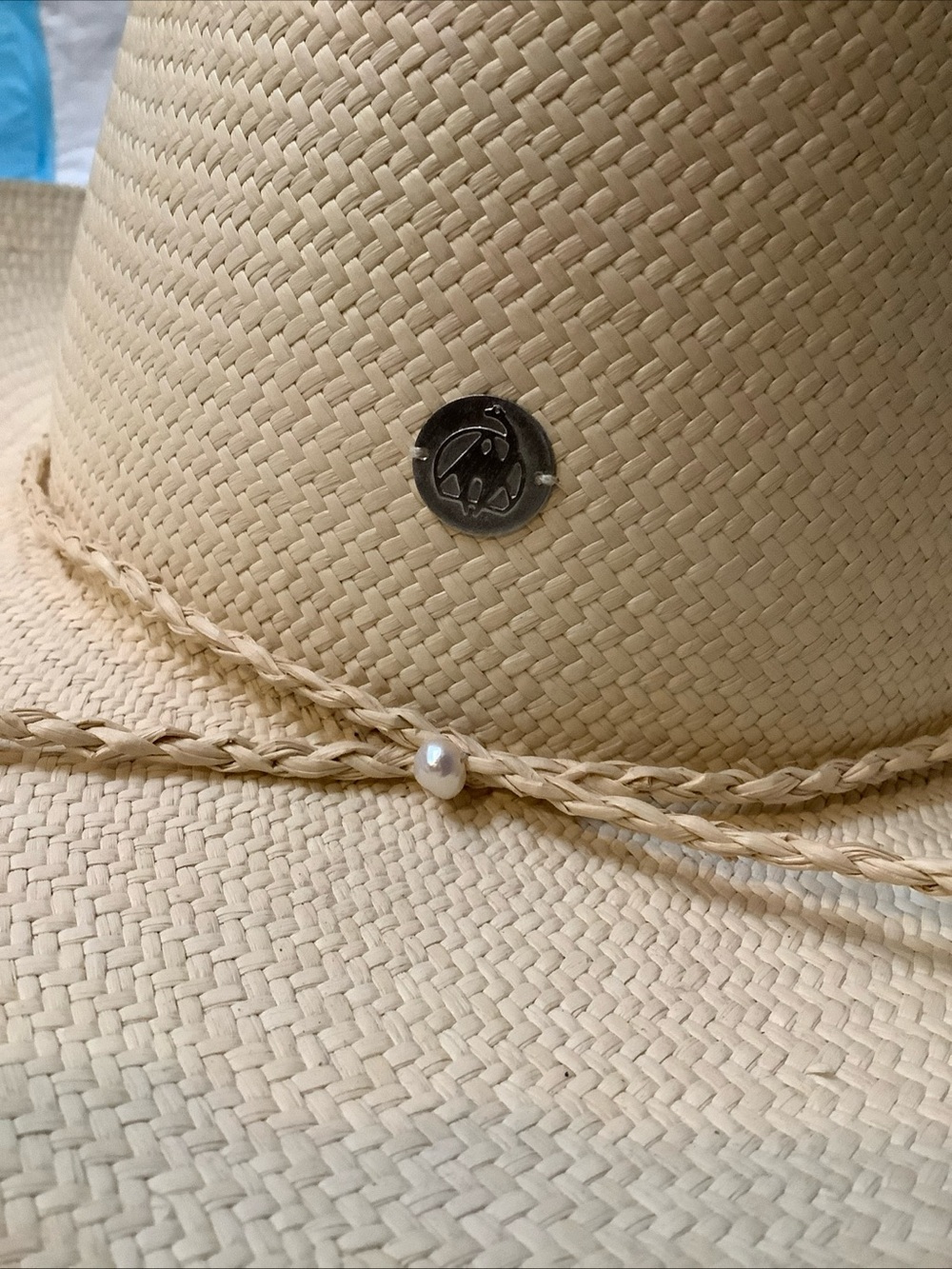 Freya Straw Hat S/M Wheat Hand Dyed UPF 50+ Sun Hat NWT Certified - Picture 4 of 13